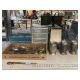 Silver overlayed/plated silverware, storage