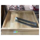 Wooden kitchen/desk Drawer. Approx 25.5x3x21.5 in