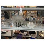 Assorted glassware and cookware. Pyrex,