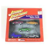 Johnny Lightning exclusive 5 die cast car pack.
