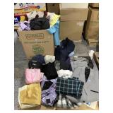 Collection of button up shirts jackets and more,
