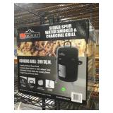 RiverGrille silver spur water smoker and charcoal