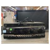 Vizio 22in TV, Panasonic DVD Player, Pyle Digital