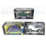 3 NIB kid connection power racer toy cars.