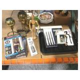 Knife set, nutcracker, ikea frother wand and