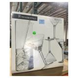 Fundamentals martini glasses in box.