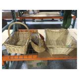 3 decorative Baskets.