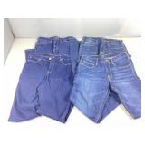Denim jeans. Assorted some Size 10 and 32x32.