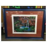 Above Havasu Falls - Grand Canyon Photo in frame,