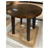 2 Small wood Stools. Approx 11in H