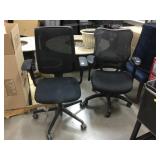 2 Rollin office chairs, see photos