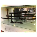 NIB Black 3-Sword set, 38in longest one