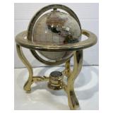 Kalifano gemstone tabletop globe