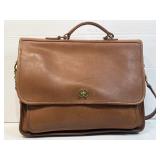Coach Caramel Tanned Leather Messenger Bag. Made