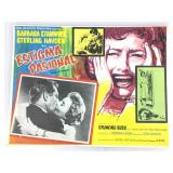 1957 Crime Of Passion Spanish Lobby Card 16x12.5