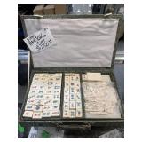 Ivory Mahjong set w/case, 14x9x2in