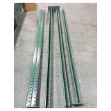4pcs 10ft Double Upright Pallet Racking