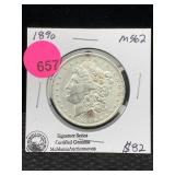 1890 Silver Morgan Dollar