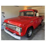 1958 Ford F100 1/2 Ton Styleside Shortbed