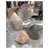 4-Gemstones, see photos, 3x2x3in