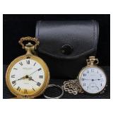 North Star & Elgin Pocket Watches W/case,