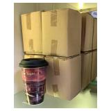 8-NIB Las Vegas theme Tall Mug w/lid, 5in tall