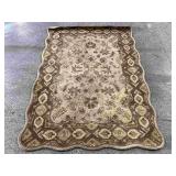 Brown Area rug, 86x56in