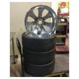 4-Rims w/3 tires 22in, Sunny 265/35R22