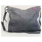 Frye Carbon Grey Leather Shoulder Bag
