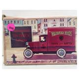 Vtg Warner Bros Studios tin truck in original box