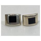 .925 Black Onyx Earrings