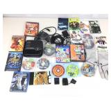 DVD movies, video games, booklets, accessories &