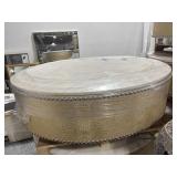 5ft Stone Top Platform with Hobnail Accents -