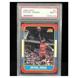 Psa 9 1986 fleer Michael Jordan RC extremely