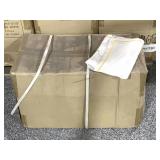 Case of 200pcs - 22x23in - White/Gold Cotton