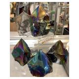 4-Gemstones, see photos, 3x2x3.5in