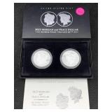 2023 Silver Morgan Peace Dollars In Box