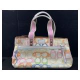 Coach Leatherware Hampton Multi-Color Scribble