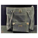 Dooney & Bourke Black Pebble Leather Small