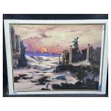 Lionel E. Dougy Signed Las Vegas Fantasy Matted