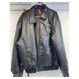 Elvis Presley jacket, black polyester, sz 2XL