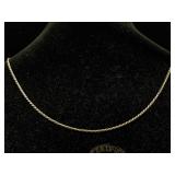 Sterling Silver Necklace 44 Inches