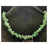 Natural Turquoise Necklace Anhui Sterling $198
