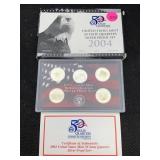 2004 Silver Quarter Proof Set In Box