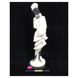 Signed Giuseppe Armani sculpture, Lady w/Muff,