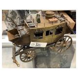 Metal Wagon Model, 14x6x8in