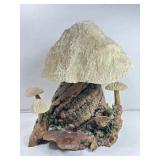 Vtg Magic Mushroom Table Lamp 17in H x 16x14