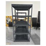 5 shelf plastic unit. Approx 6ft tall