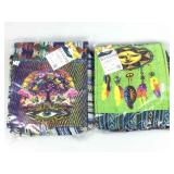 2 Hand-Embroidered Woven shoulder/clutch bags