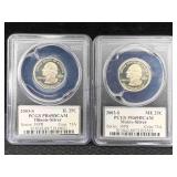 2-2003-s Silver Quarter Incl. Illinois & Maine By